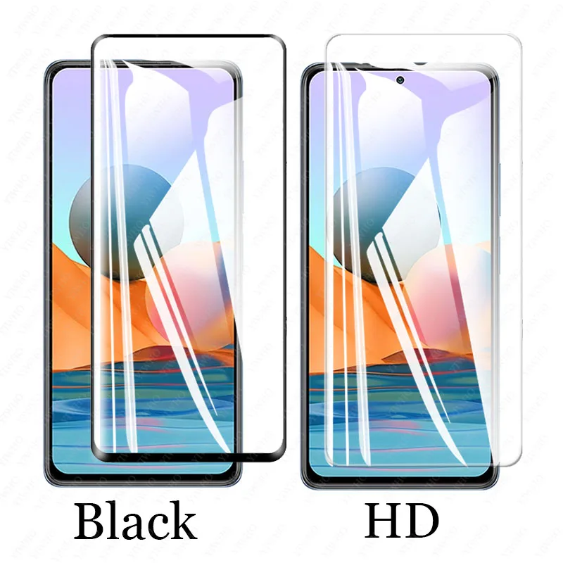 Tempered Glass for Xiaomi Redmi Note 10 5g Glass Screen Protector on Redmi Note10 105g Protective Note 9 T 10 Pro Lens Glass