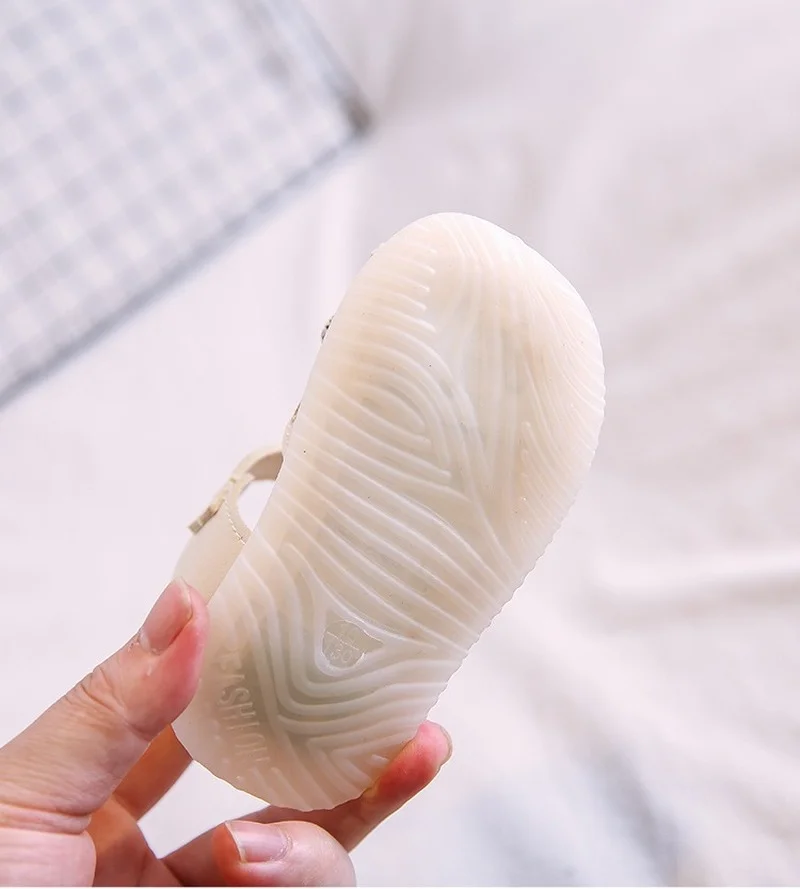 

Summer Style Infant Girls Sandals Soft Sole PU Leather Toddler Single Shoes Princess Shoes Pink Beige Color