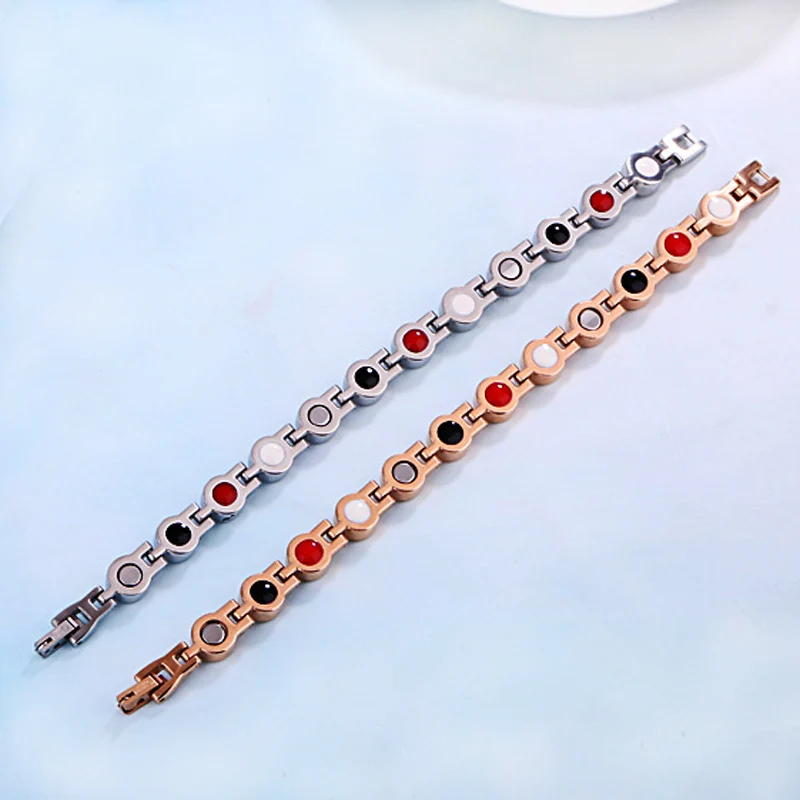 Браслет DICAYLUN из нержавеющей стали для мужчин и женщин магнитный Теннисный