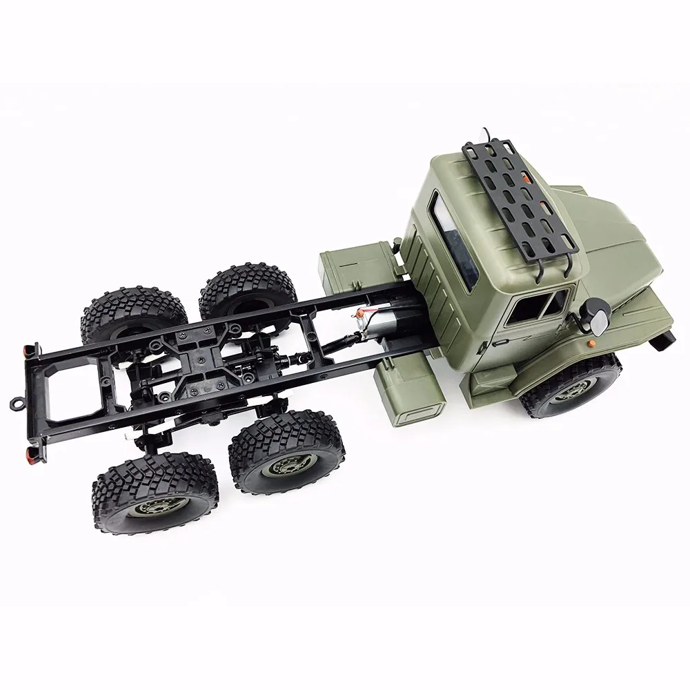 WPL RC грузовик B36 Урал 1/16 2,4G 6WD Военный Грузовик Рок Гусеничный пульт дистанционного управления автомобиль Хобби игрушки для мальчика carro eletrico