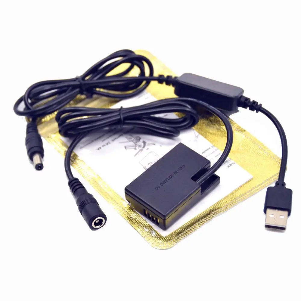 Usb кабель для зарядного устройства и зарядное устройство Canon EOS 77D 200D 250D 750D T6i 760D T6S