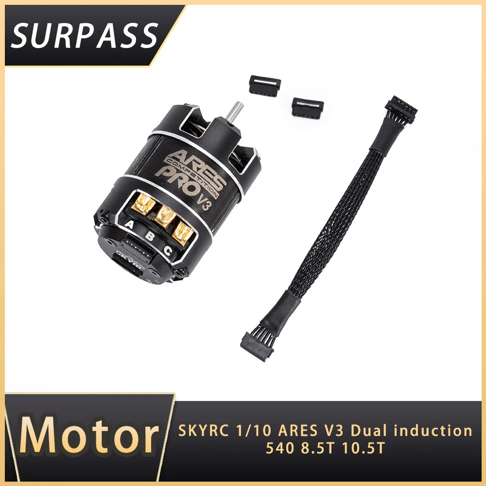 

SKYRC ARES Competition PRO V3 Sensored Brushless Motor for 1/10 RC Electric Remote Control Flat Running Drift Racing Model Car