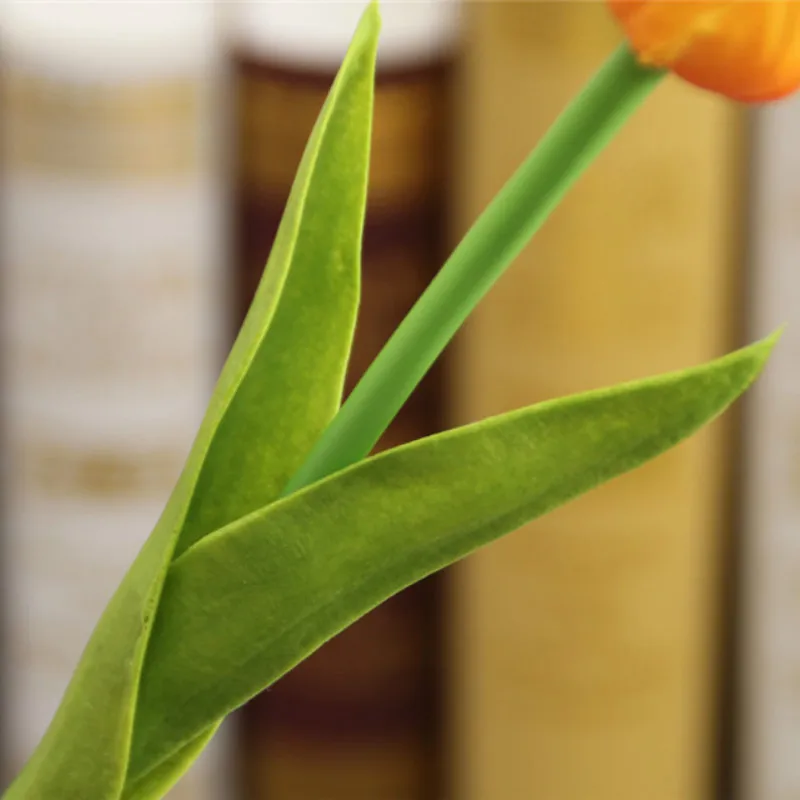 Искусственные Красные тюльпаны 1 шт. искусственные для украшения дома цветы