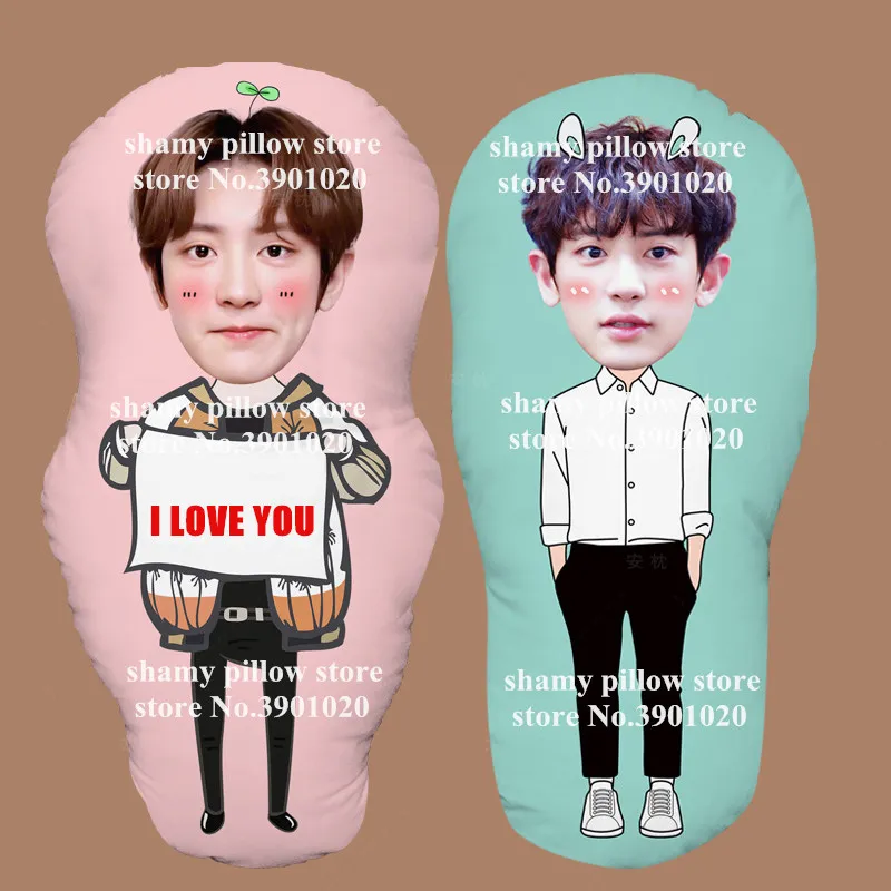 Подушка в стиле K POP Park ChanYeol персонализированная мультяшная JungKook BaekHyun для