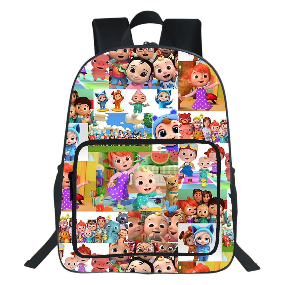 

Cocomelon Backpack Teen Bookbag Children Bag Back To College Gift School Bags Boy Girl High Capacity Knapsack Casual Mochila