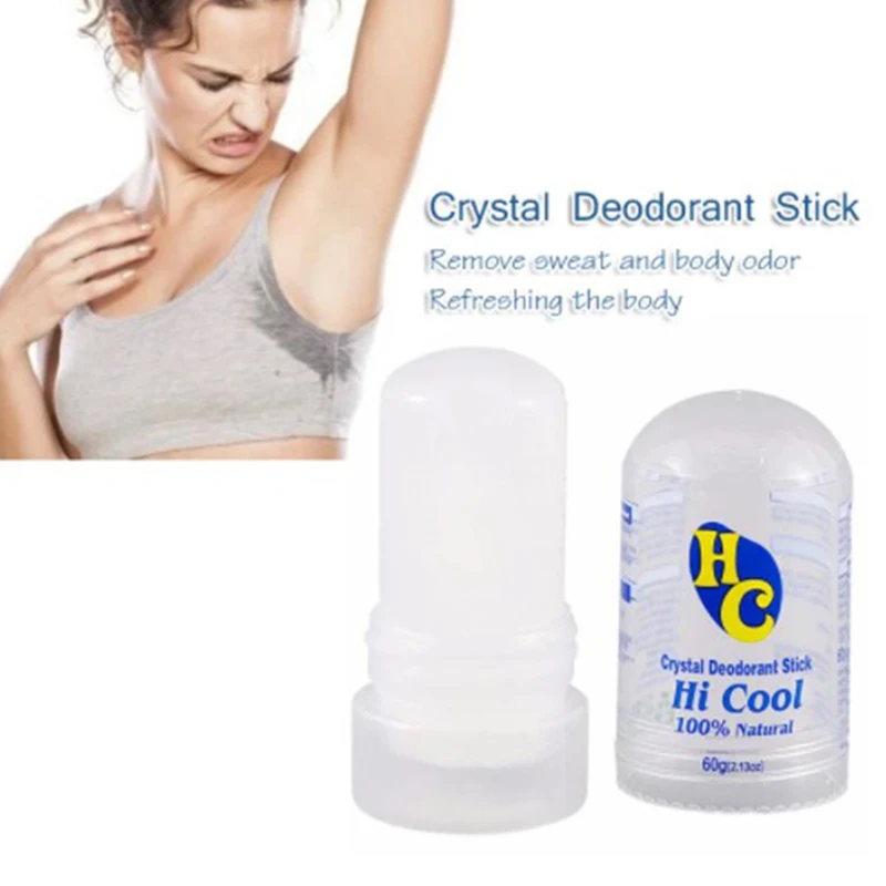 

60g Natural Rhinestone Deodorant Alum Stick Body Odor Remover Antiperspirant perfumes and fragrances for women