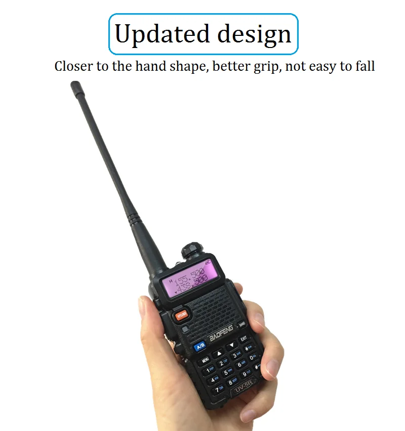 2 шт. реальные 8 Вт UV5R иди и болтай Walkie Talkie “иди 10 км высокое Мощность Ham радио