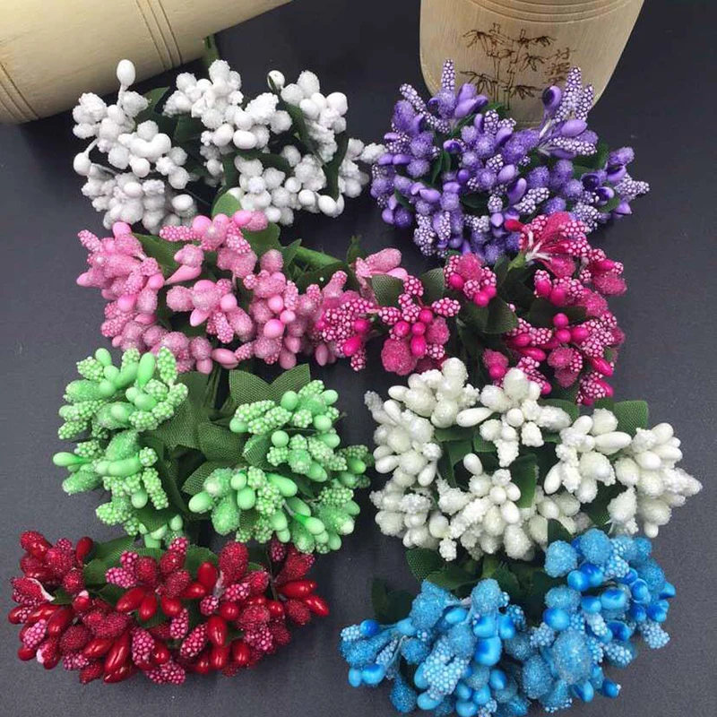 12 шт./лот искусственные стебли из тутового дерева для венка свадебный венок