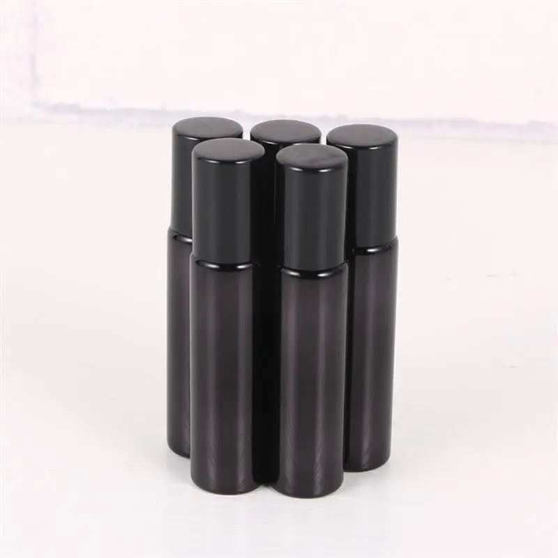 

6pcs 10ml Glass Roll-On Bottles Eye Cream Essential Oil Containers Cosmetic Refillable Bottle Dispensers Bottle With Roller Ball