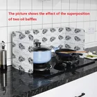 Складной алюминиевый защитный экран для плиты, отражатель для газовой плиты, сковороды, защиты от разбрызгивания масла, кухонные аксессуары