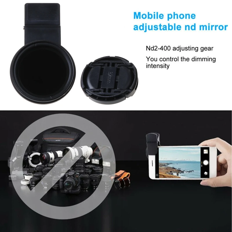 

Photography Portable Camera ND2 To 400 Mobile Phone Neutral Density ND Filter G2AC