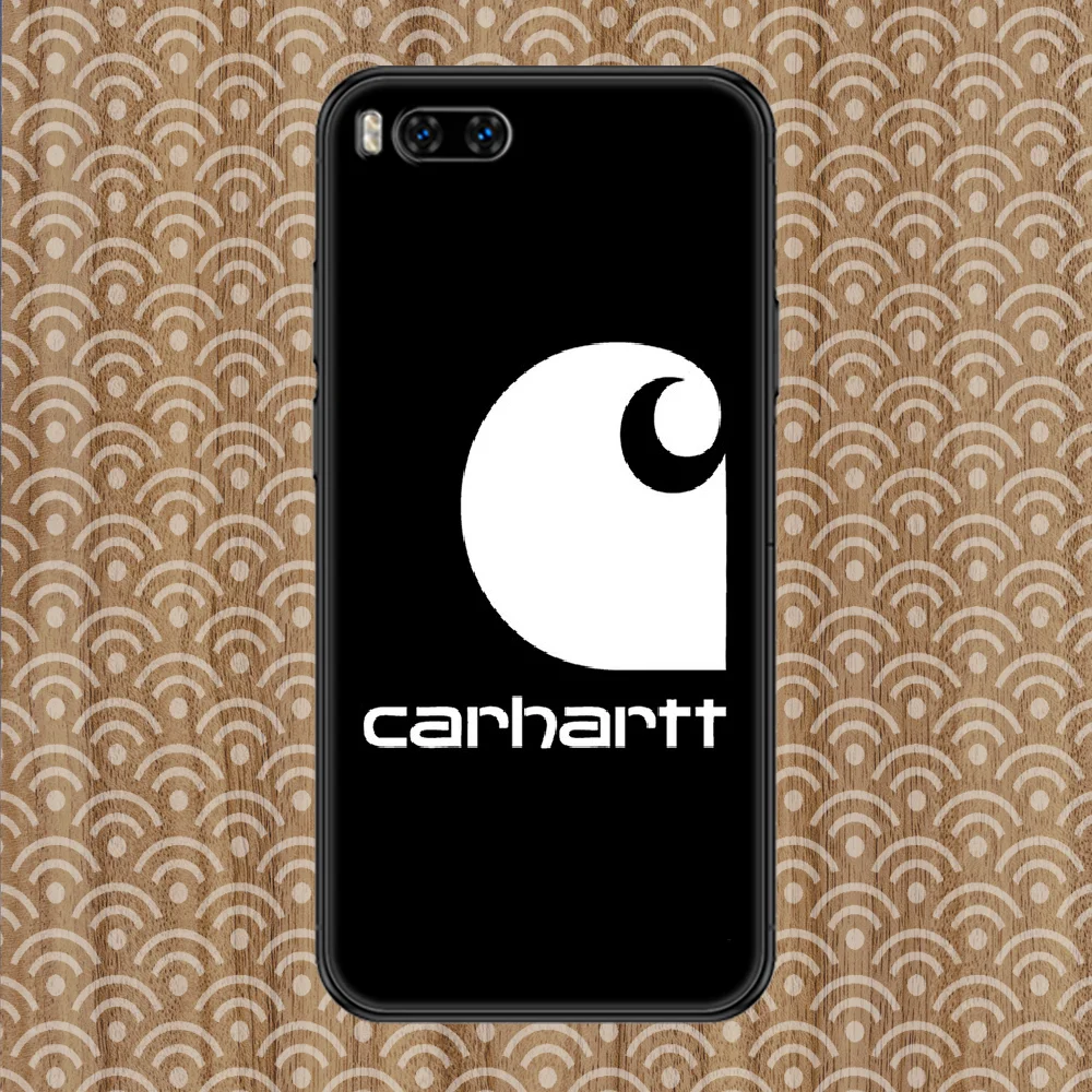 

Fashion Carhartts Brand Phone case For Xiaomi Mi Max Note 3 A2 A3 8 9 9T 10 Lite Pro Ultra black luxury back trend cell cover 3D