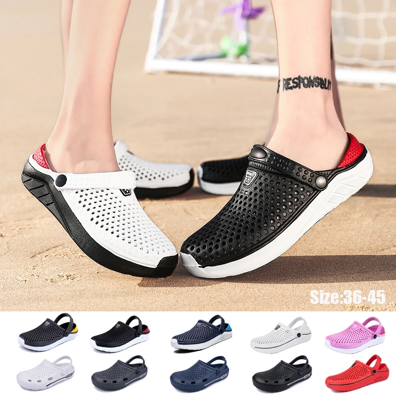 Сандалии пляжные для мужчин и женщин дышащие шлепанцы сада душа без застежки