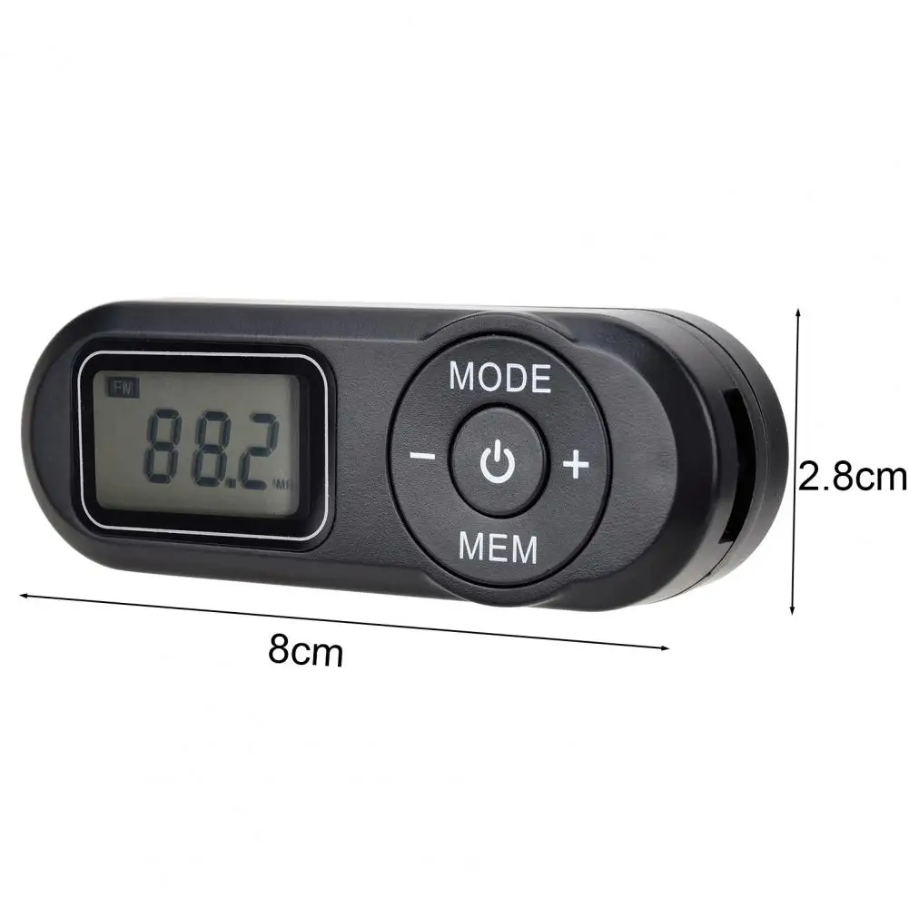Портативный мини-радиоприемник с ЖК-дисплеем 1 дюйма | Электроника
