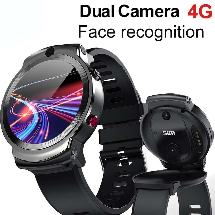 

2021 New 4G Smart Watch DM28 HD Retina Screen Andriod 7.1 8.0MP Camera MTK6739 Quad Core 3GB 32GB IP67 Waterproof