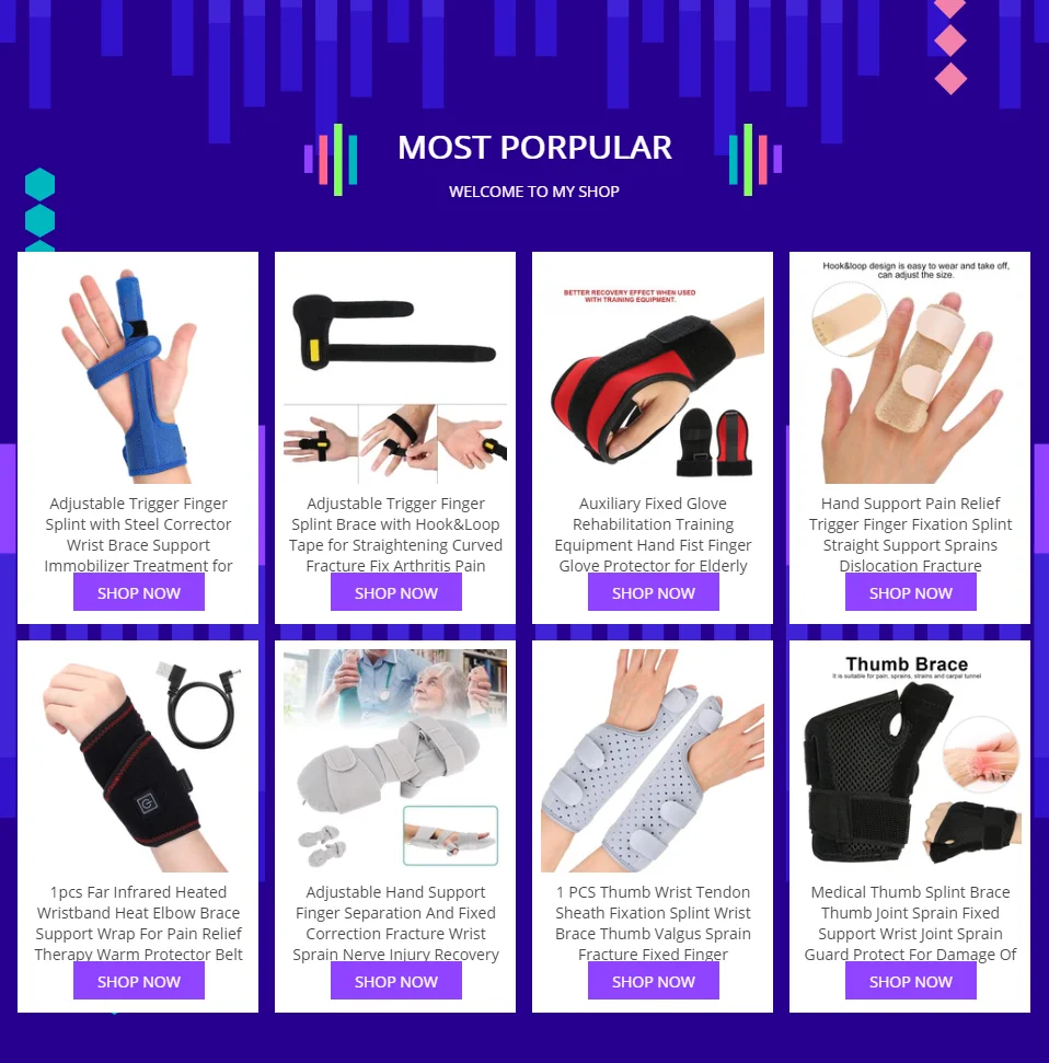Adjustable Trigger Finger Guard Splint Brace Injury Recovery Orthopedic Protection Fixing Sleeve Pain Relief Finger Stabilizers