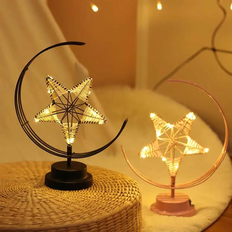 

LED girl heart star iron night light birthday modeling light decorative light
