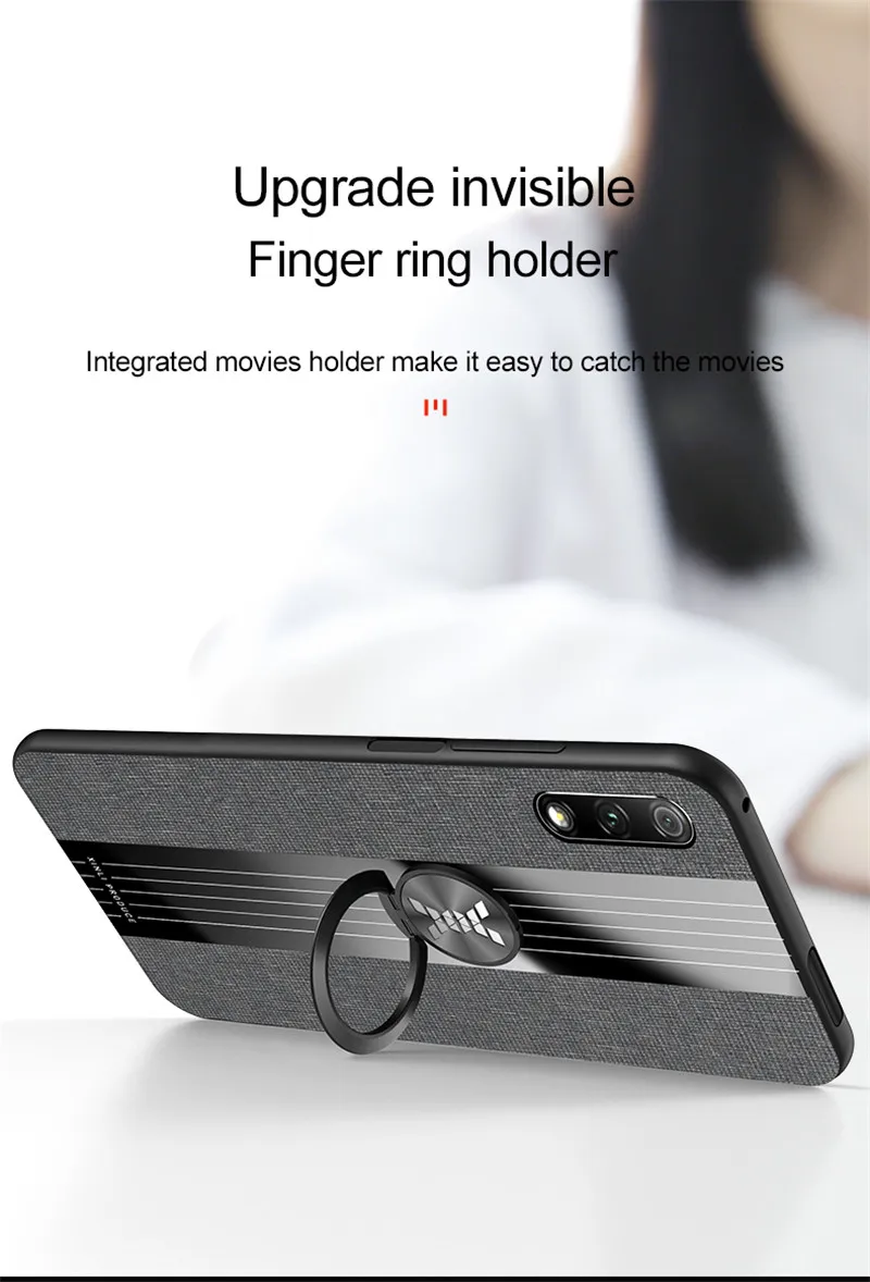 Роскошное кожаное кольцо Броня Чехол-держатель для huawei Honor 9X6X8X20 P20 P30 Pro P Smart Plus Z Nova 3i 3 mate 10 Lite Y7 Y9