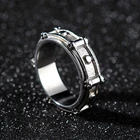 Мужскиеженские модные кольца WAWFROK из нержавеющей стали, 2 цвета, обручальное кольцо барабан, хип-хоп, кольца на пальцы