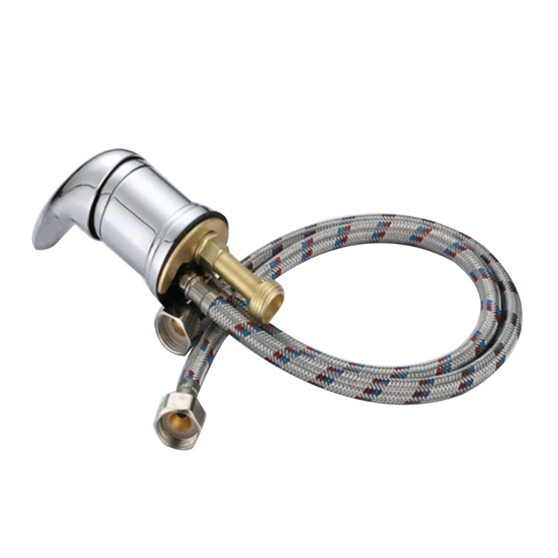 

Shampoo Bed Faucet Shower Head with Hose Salon Hairdresser Bathroom Sink Basin Stainless Steel Sprayer Tap Mixing Valves F2TB