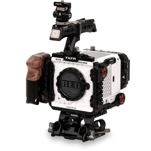 

Tilta RED KOMODO K6 Kit Cage Plate Adpater Wooden Handle Battery Adapter black