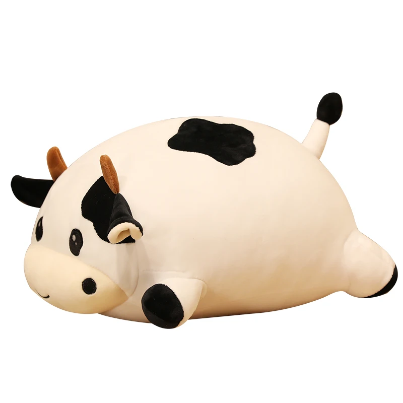 Игрушка плюшевая Лежащая корова, игрушка, животное, подушка, антиэкструзионная, мягкая и удобная, бутик, подарок на день рождения
