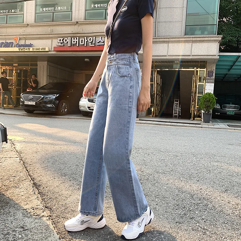 Женские джинсы весна-осень модные INS новые винтажные женские высокая талия