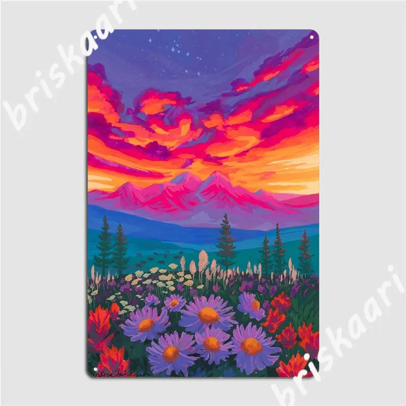 

Zodiac Signs As Landscape Paintings Taurus Poster Metal Plaque Cinema Living Room Cave Pub Designing Plaques Tin Sign Poster