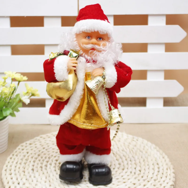 Смешные электрические музыкальные танцевальные рождественские роботы Санта