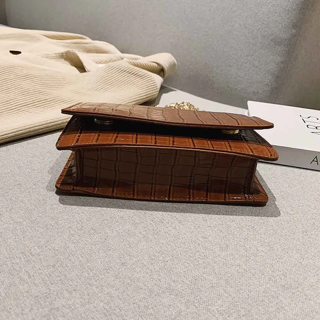 

Mini Stone Pattern Crossbody Bags For Women 2019 Pu Leather Purses and Handbags New Designer Ladies Shoulder Messenger Bag #NG