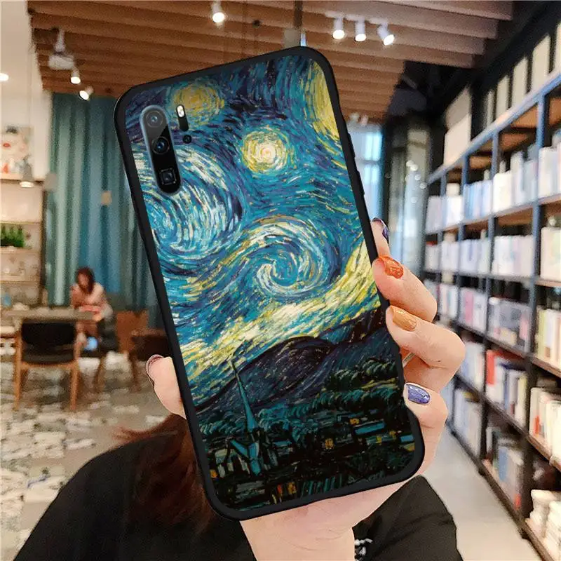 

Painting art aesthetic splicing Phone Case For Huawei honor Mate P 9 10 20 30 40 Pro 10i 7 8 a x Lite nova 5t