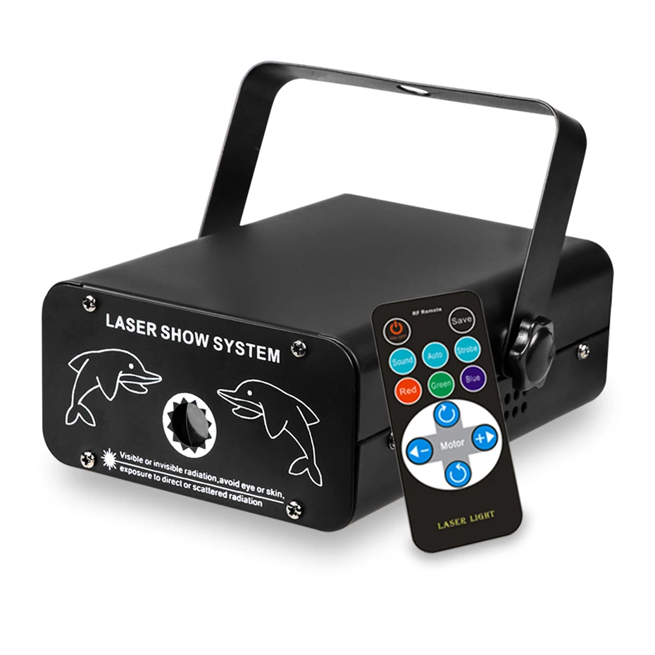 Купить Лазерный прожектор ALIEN, 16 шаблонов ДУ для диджея, вечевечерние НКИ, Рождества, свадьбы, праздника, активного сценического освещения