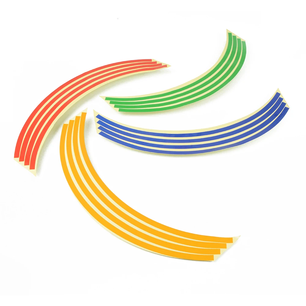 Светоотражающие наклейки на обод колеса мотоцикла декоративные для KAWASAKI Z250 Z750 Z800