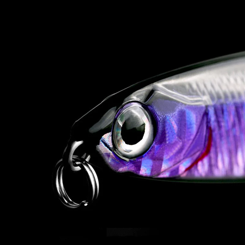 1PCS Winter Sinking Wobblers Pencil Fishing Lures 10g 14g Vibration Hard Bait Metal Hooks Artificial Baits For Pike Carp Pesca