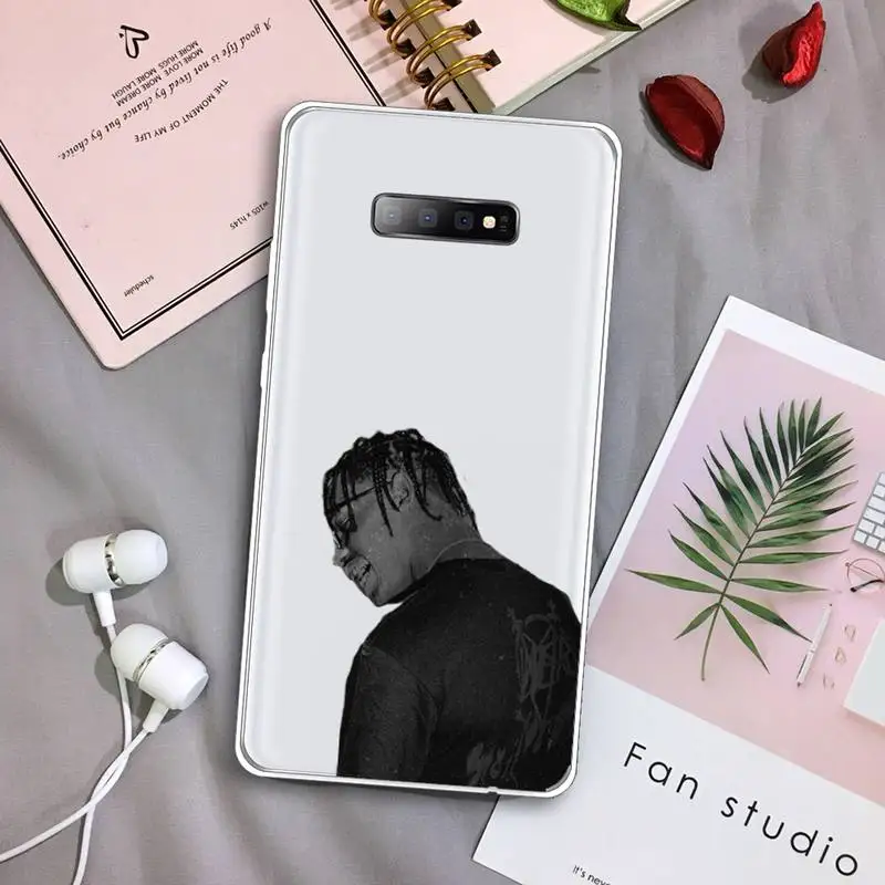 

Travis Scott Phone Case Transparent For Samsung Galaxy A71 A21s S8 S9 S10 plus note 20 ultra