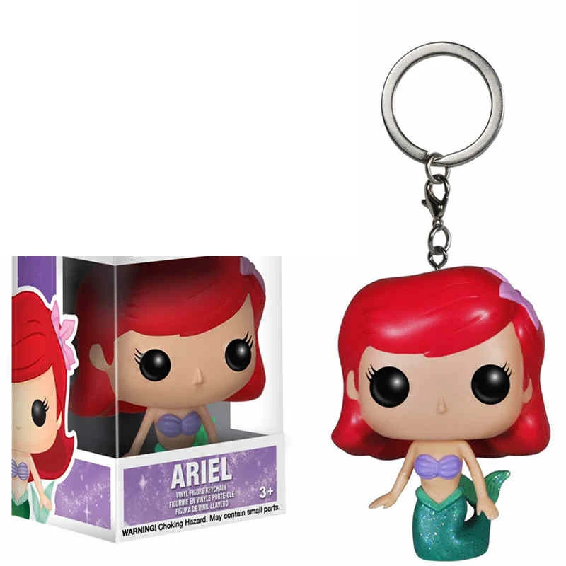 Аниме Disney Ariel Tinker Bell Chessur Arthas Карманный Брелок экшн-фигурки коллекционные игрушки