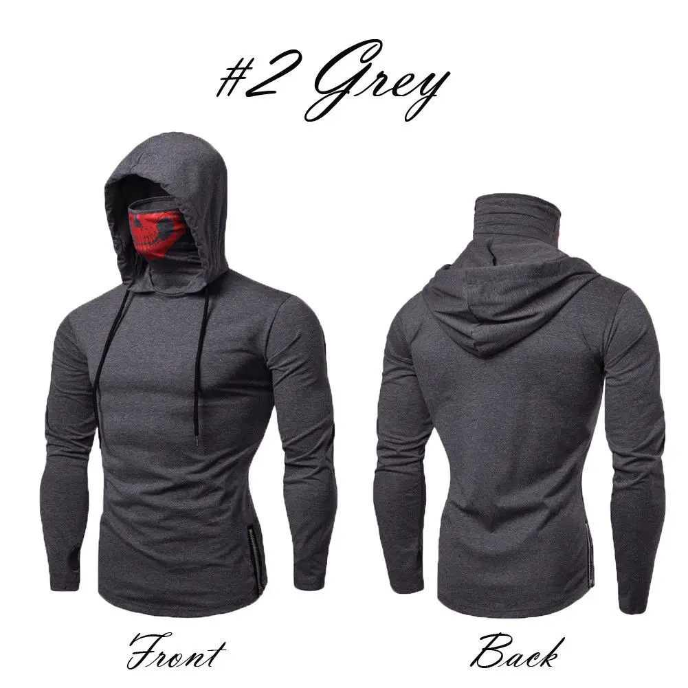 

3XL Plus Size Fashion Colorful Hoodies Men's Clothes Autumn Sweatshirts Men Hip Hop Streetwear Solid Man Zipper Punk Hoodies