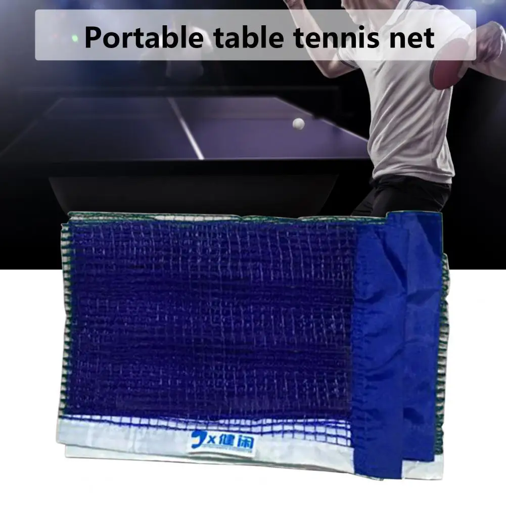 

Table Tennis Mesh Nylon Foldable Table Mesh Table Tennis Accessories Wear-resistant Sturdy Table Tennis Net for Racquet Sports
