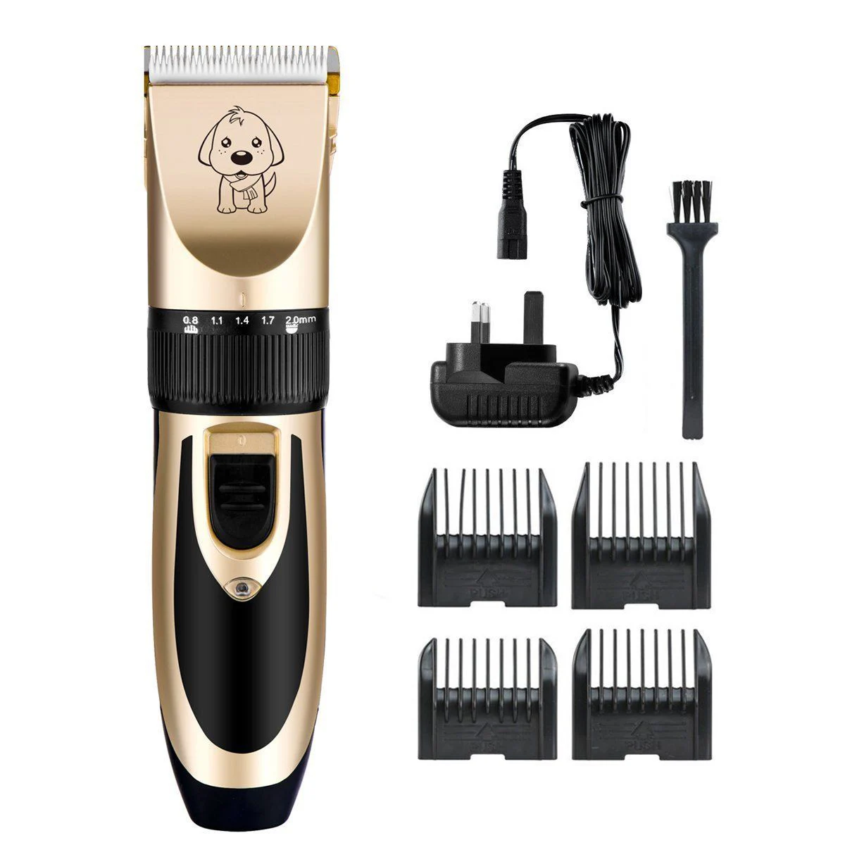 Professional Pet Dog Hair Trimmer Animal Grooming Clippers Cat Cutter Machine Shaver Electric Scissor Clipper 110-240V EU/US/UK | Дом и сад