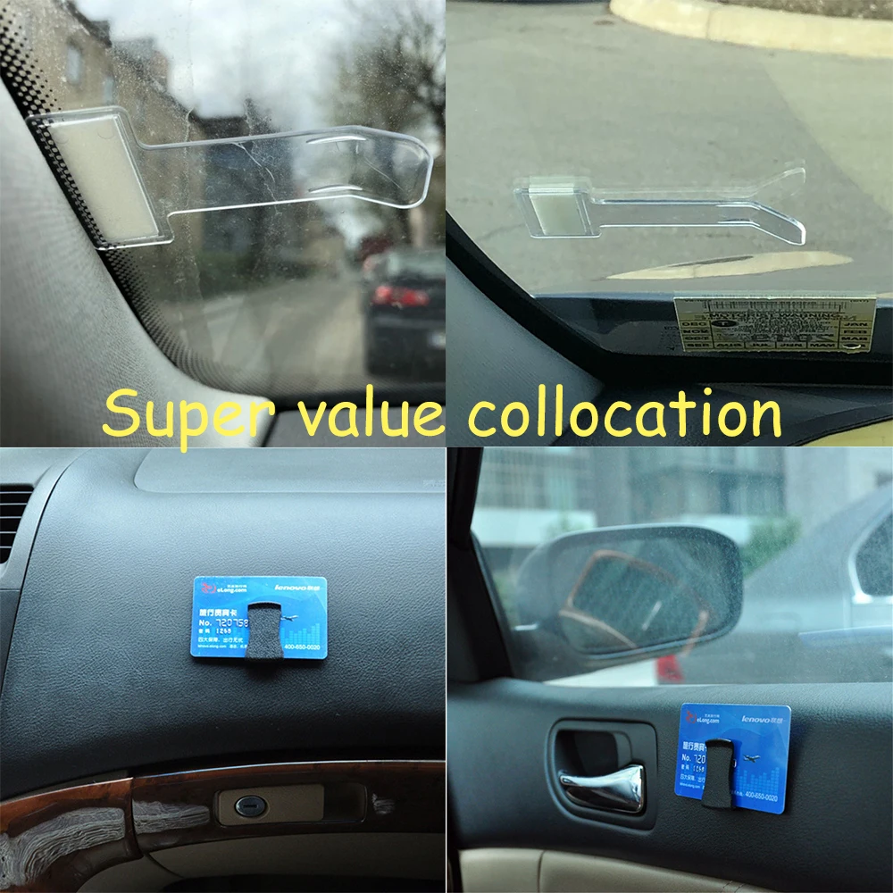 Автомобильный стайлинг зажим для парковочного билета автомобильный держатель