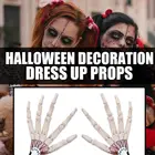 Перчатки на палец для Хэллоуина с гибким вечерним платьем, косплей-костюм, Хэллоуин, карнавал, ночь, Хэллоуин, шарнирные пальцы