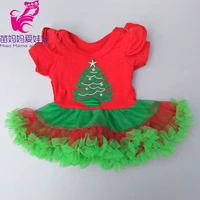 43cm doll baby doll christmas clothes dress hat accessories for 18 inch doll coat baby girl christmas gift