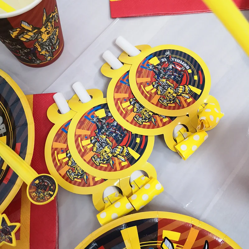 Трансформер Бамблби Оптимус Прайм украшения для тематической вечеринки