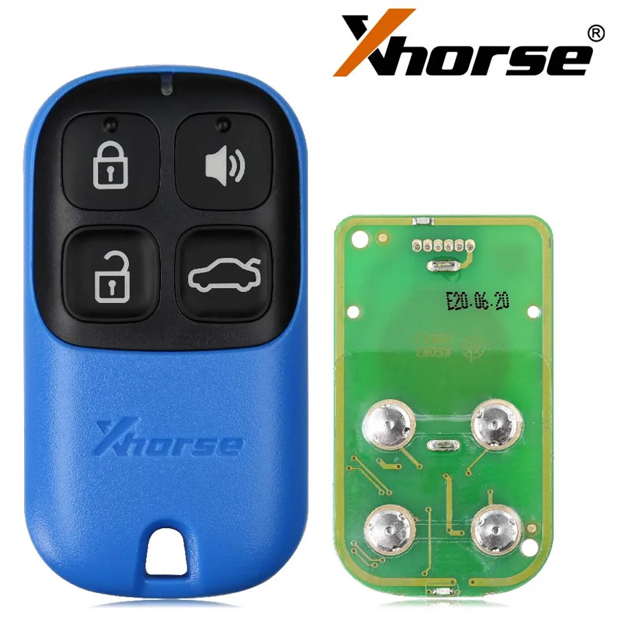 Универсальный пульт дистанционного управления Xhorse XKXH01EN 4 кнопки для VVDI Key Tool