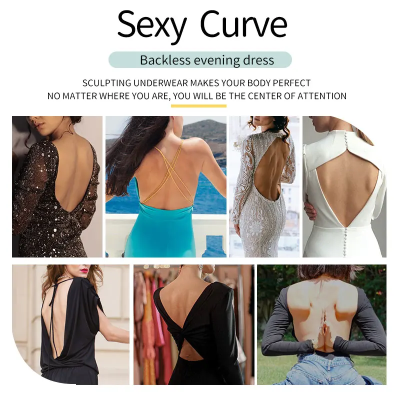 Body modelage du body shaper profond с V образным вырезом string dos nu en forme de U Женский корсет|Боди| |