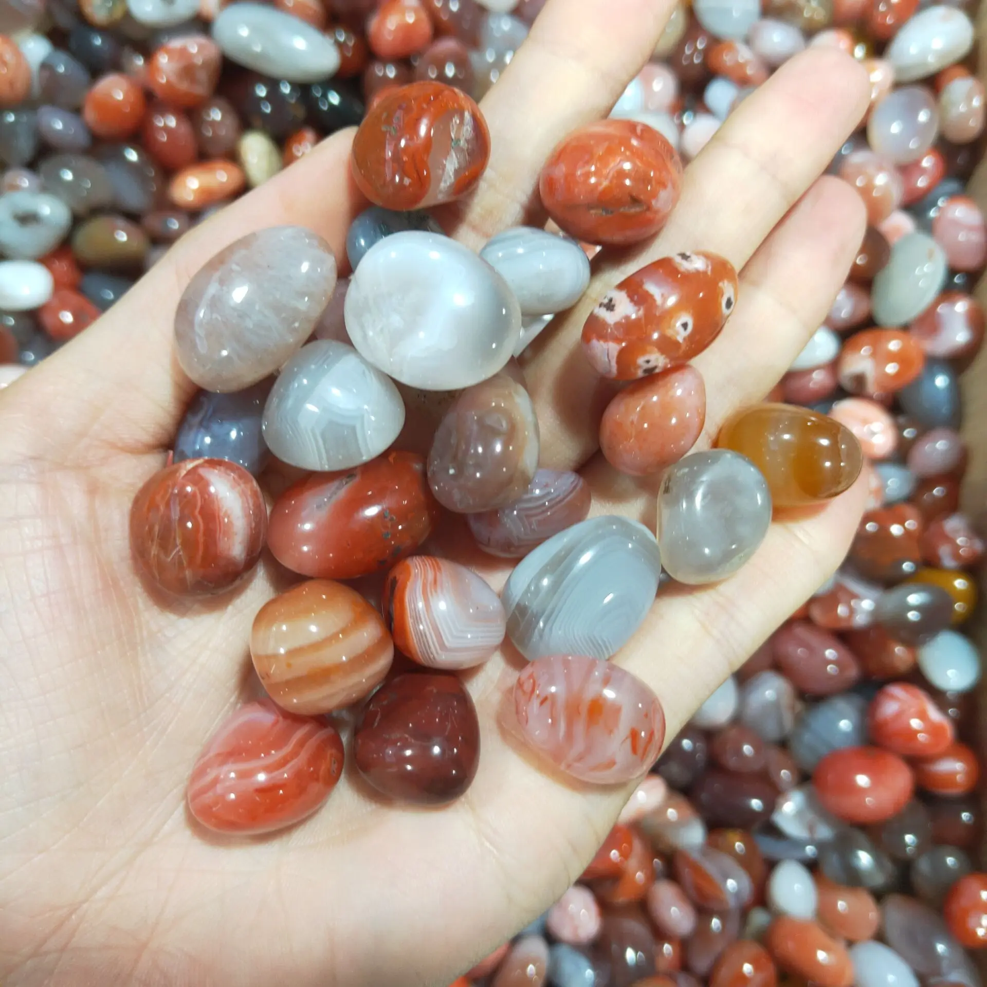 Натуральные красные сердолические лечебные камни для посадки аквариума | Дом и