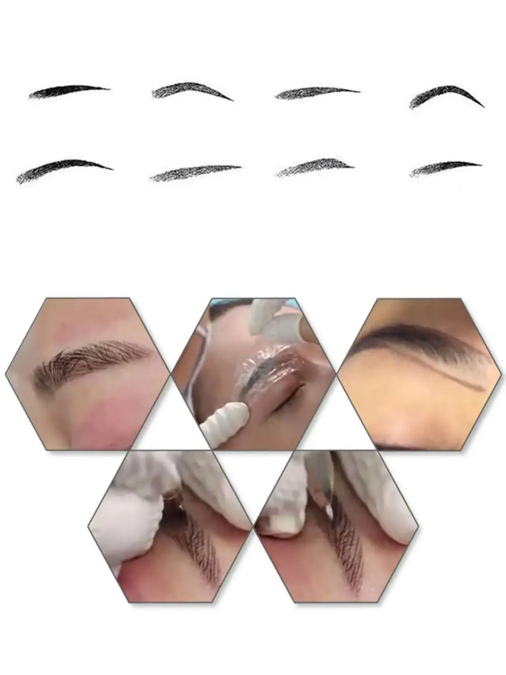 

Eyebrow Tattoo Practice Set Makeup Beauty Tattoo Tools Kits Tattoo Professional Training H2Q2