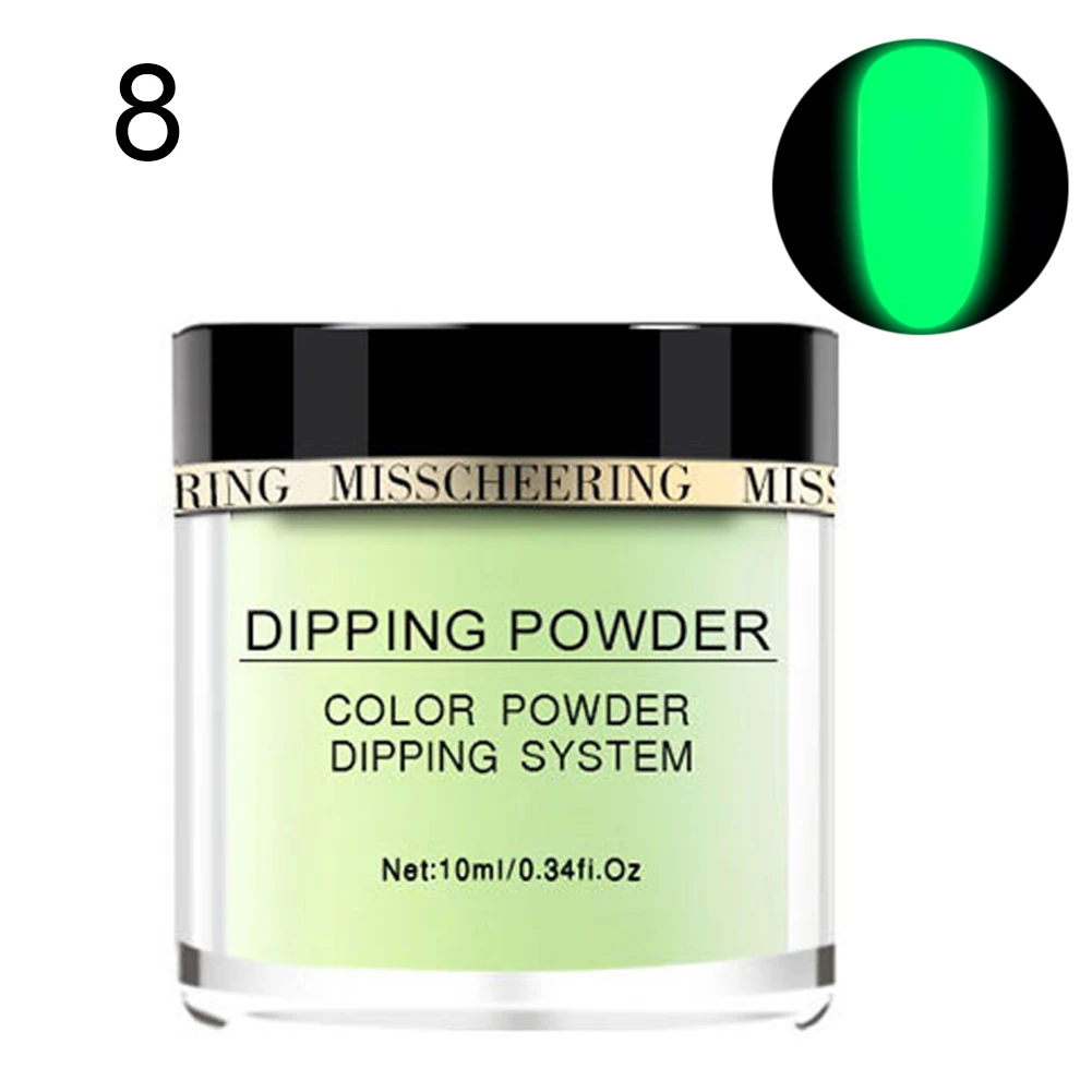 Светящаяся пудра для маникюра, светящаяся акриловая УФ-гель для маникюра, может использоваться на ногтях и накладных ногтях. Акриловая пудра