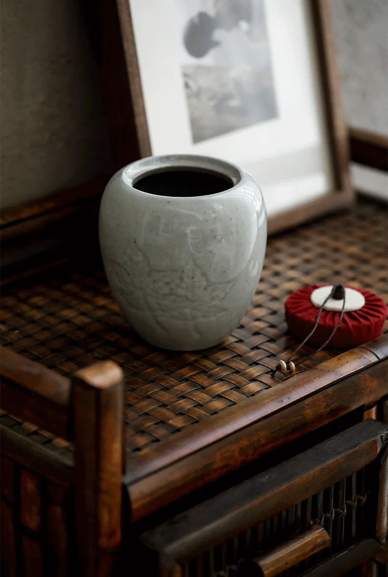 Керамический контейнер для чая в стиле ретро коробка хранения Puer банка конфет