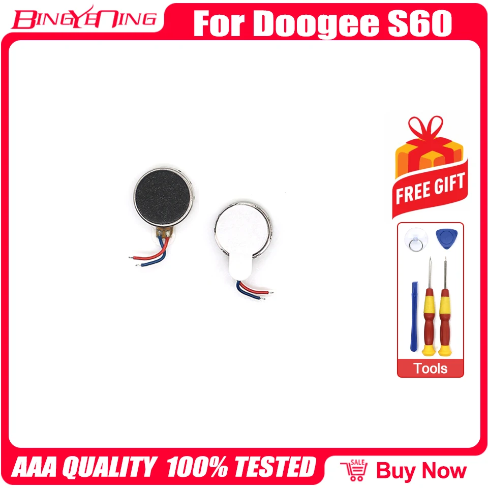 BingYeNing новинка оригинал Для Doogee S60 вибромотор 100% гарантия детали для замены ленты |